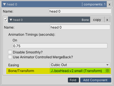 Link Boxhead to Bone/Transform field