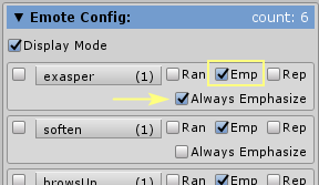 EmoteR Always Emphasis