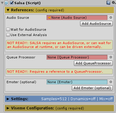 SALSA Interface Explanation